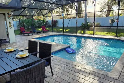 Image de Family Friend House with Salt Water Pool - Close to Daytona & New Smyrna Beach