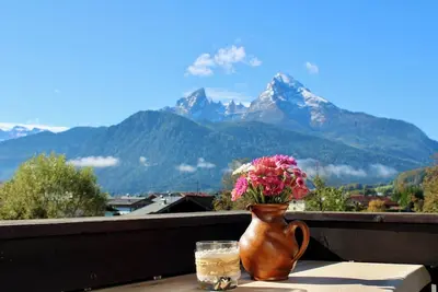 Image de Vacation apartment Watzmannblick, 1-5 pers. 80m², 2 bedrooms, shower/Wc, bathroom