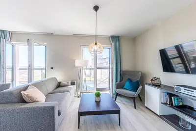 Image de 5-star vacation apartment Sommerglück on the Baltic Sea, including beach chair.