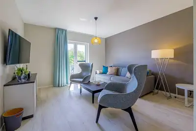 Image de 5 star vacation apartment Kroonkieker vacation between the Baltic Sea and the Bodden - east balcony