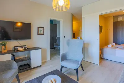 Image de 5-star vacation apartment Ostseestuv with west-facing terrace and modern ambience