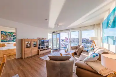 Image de 5-star Hafenperle vacation apartment in the Hafenresidenz with balcony