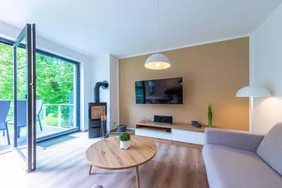 Image de Vacation directly on Lake Krakow in an apartment with balcony