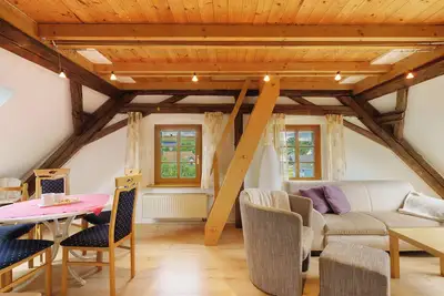 Image de Appartement 'Gutshof Lesch - Ferienwohnung 2' avec jardin privé et Wi-Fi