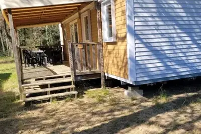 Image de Mobile Home 'Au Bon Repos' avec terrasse privée, Wi-Fi et climatisation