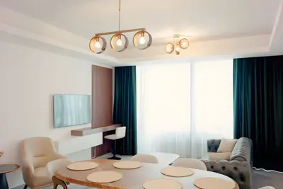 Image de Appartement élégant de deux chambres avec une vue magnifique sur la mer et la montagne