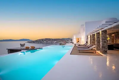 Image de Als-1 - Waterfront Luxury Villa for Rent in Mykonos - Greece by Blue Collection