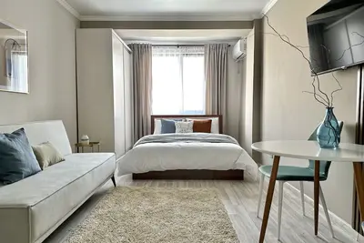 Image de \"Oasis\" cozy studio with mountain view, WiFi and Ac in Almaty