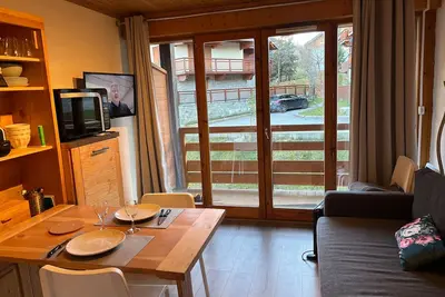 Image de Charmant studio sud, 4 pers, balcon à Valloire