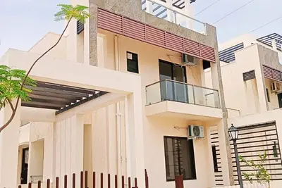 Image de Charming 3-bedroom villa with Private Pool, Ac, and WiFi near Mahabalipuram