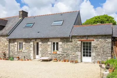 Image de Maison de vacances 'Le Gîte De Blandine 2' avec terrasse privée, jardin partagé et Wi-Fi