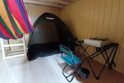 Image de Short distance to Usj and the planned Expo site. Wooden log house style room 1f