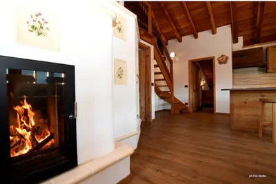 Image de Chalet 'Maciana' avec vue sur les montagnes, jardin privé et Wi-Fi