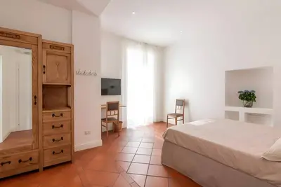 Image de Appartement 'Camera Matrimoniale Vista Piscina' avec vue sur les montagnes, piscine et Wi-Fi
