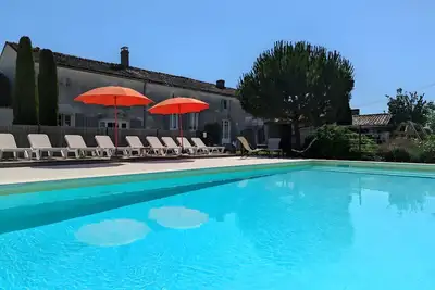 Image de Maison de vacances 'La Bonne Chauffe' avec piscine partagée, terrasse privée et Wi-Fi
