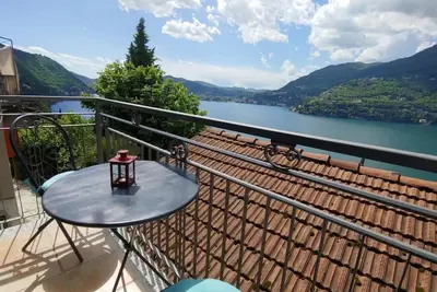 Image de CasAle sul Lago di Como: serene house with beautiful view of Lake Como