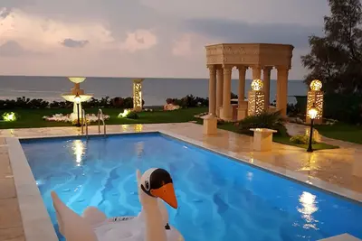 Image de Luksuzna Vila, ob plaži z bazenom