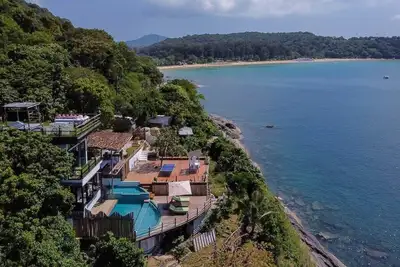 Image de Ocean Bliss Cliff Top Villa Nai Harn. Uninterrupted ocean views over 4 floors