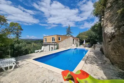 Image de Maison de vacances pour 10 avec piscine privée