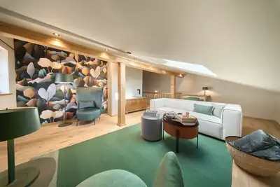 Image de 06 Vroni, 110 sqm, 3 bedrooms, balcony, sauna, Swedish stove