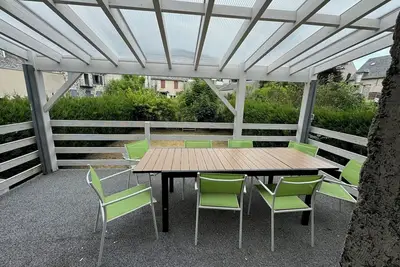 Image de L'Oustal du Bourg est au centre de Laguiole idéale pour un séjour sur l'Aubrac