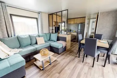 Image de ZEcamping 4 étoiles familial 1km plage parc aquatique locatif clim