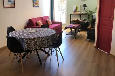 Image de Plage de l'Ayguade, T2 bord de mer refait à neuf