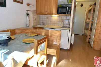 Image de Studio à Risoul 1850, 4 couchages, proche pistes