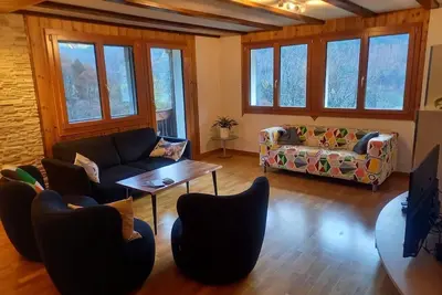 Image de Appartement de vacances Engelberg pour 1 - 6 personnes avec 3 chambres à coucher - Ferme