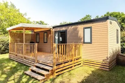 Image de Mobil-home | Premium Azure | 2 Ch. | 4/6 pers. | Terrasse surélevée | A/C