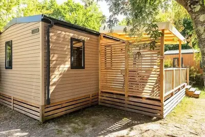 Image de Mobil-home | Premium | 3 Ch. | 6 pers. | Terrasse surélevée | A/C