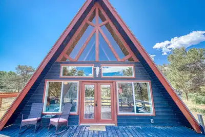 Image de Super Cozy A-Frame in Howard, Colorado
