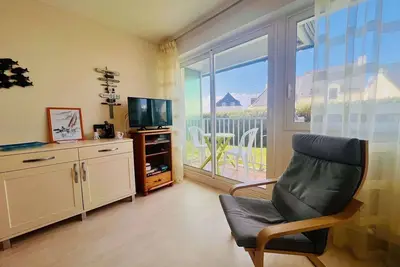 Image de Appartement confortable 2 pièces avec balcon et parking à Quiberon