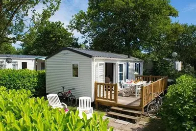 Image de ZEcamping 4* 1km plage espace aquatique mobil-home clim 36m2