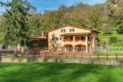 Image de Villa with air conditioning, heated pool, sauna, garden, in the Chianti area