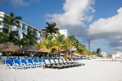 Image de 2-bedroom villa in wonderful Cancún with Ac, WiFi, fitness room