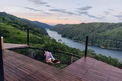 Image de Cocozna glamping incredible AmanĂ reservoir view in Norcasia, Caldas, Colombia