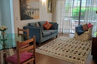Image de 2-bedroom apartment in marvelous Ñuñoa neighborhood with car parking, WiFi,