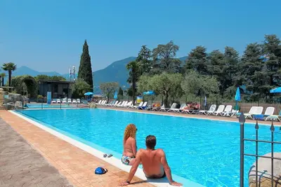 Image de Bel appartement dans une maison de vacances avec climatisation, Wifi, piscine et terrasse