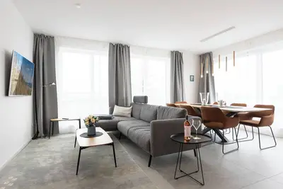 Image de Vacation apartment sun terrace with roof terrace in the Düne und Meer complex in Dah