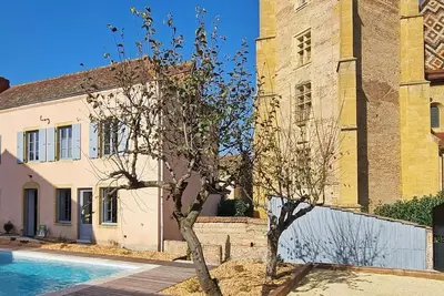 Image de Charmante Maison avec Jardin et Wifi - Proche Abbaye