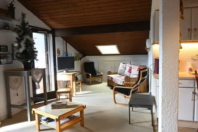 Image de Confortable 3 pièces, 6 pers, balcon sud, proche télésiège, animaux Ok, parking, WiFi