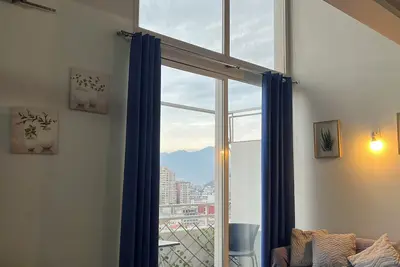 Loft with city view