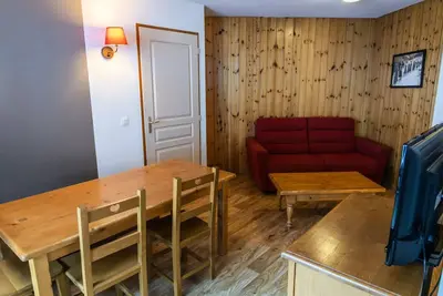 Image de Appartement avec deux chambres et vue pistes
