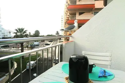 Image de 2196 Puesta De Sol 3-3, En La Playa MÁS Espaciosa De Roses, Vista Mar, Terraza.