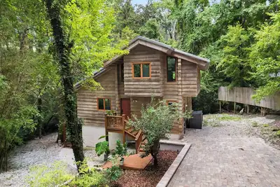 The Chalet, a charming 3-bedroom Chalet located in Gainesville, Fl