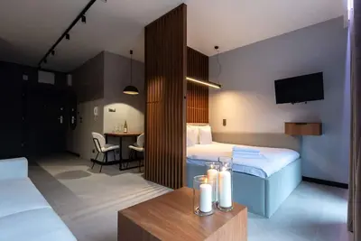 Image de Łódź Narutowicza Studio - Parking, Balcony, A/C - by Rentujemy