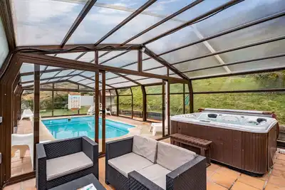 Image de Maison de campagne \"La Cerra\" avec vue sur les montagnes, piscine privée et Wi-Fi