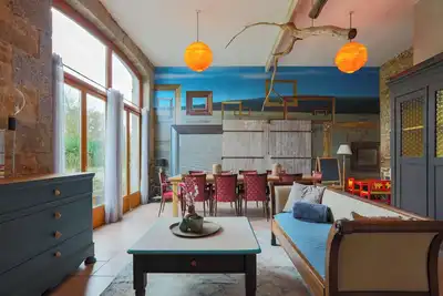Image de Maison de vacances 'Gite La Grange 6 Personnes' avec piscine partagée, terrasse privée et Wi-Fi