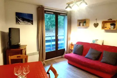 Image de Appartement ski-in/ski-out, 2 pièces, pour 6, proche école de ski